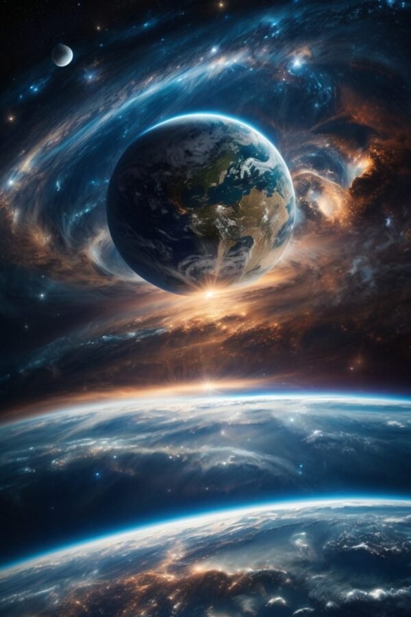 La tierra en el espacio - Anonimo