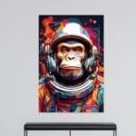 Chimpancé cosmonauta - Anonimo