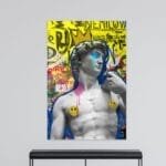 David, punk rock collage - Anonimo