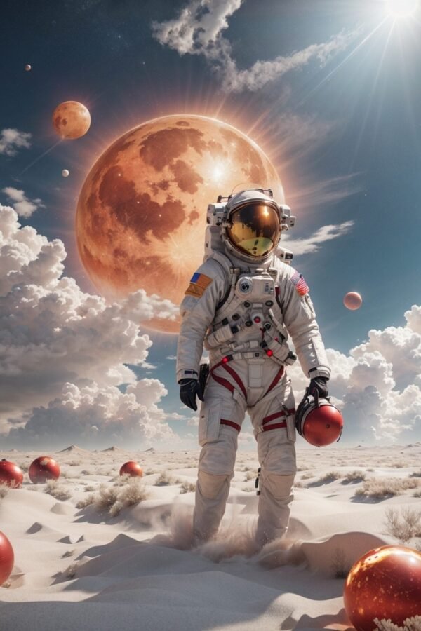 Astronauta, fantasia - Anonimo