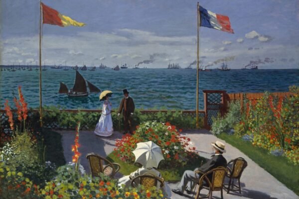 La terraza de Sainte-Adresse - Claude Monet