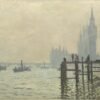 El Támesis debajo de Westminster - Claude Monet