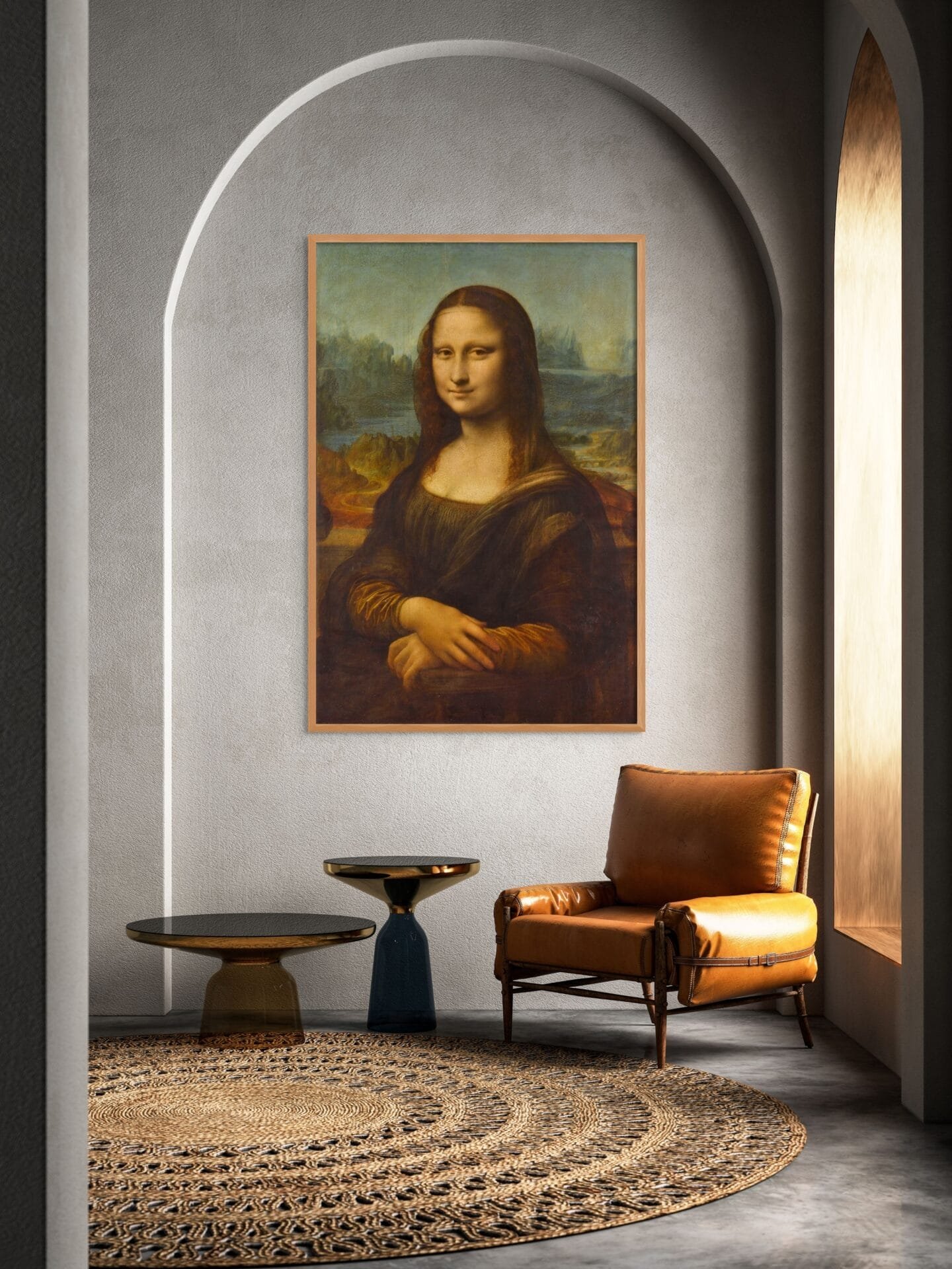 DMC Inspired By Mona Lisa, Leonardo Da Vinci, Le Louvre Intermediate Embroidery Kit
