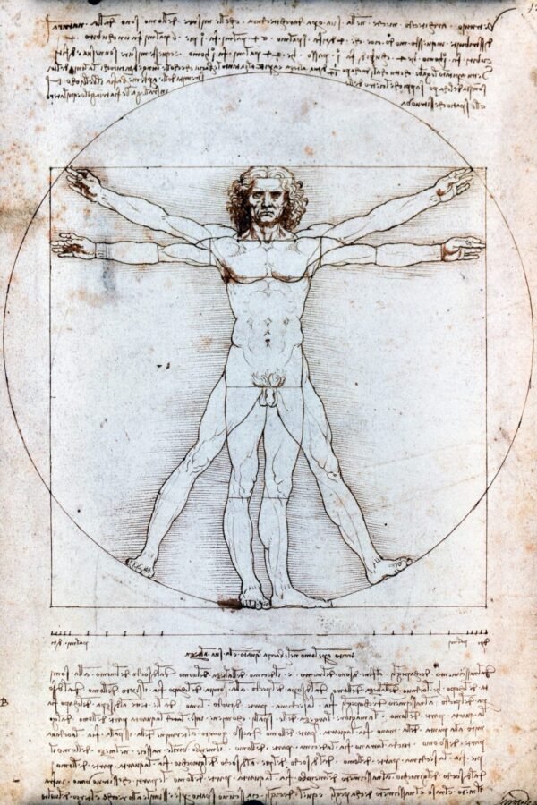 El hombre de Vitruvio - Leonardo Da Vinci