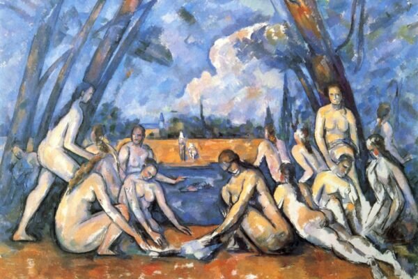 Las grandes bañistas - Paul Cezanne