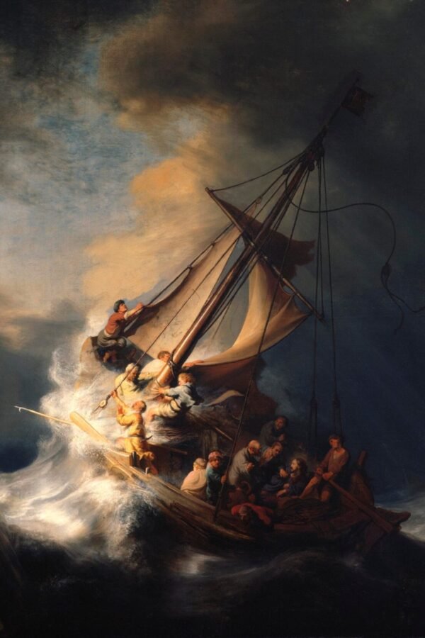 La tormenta en el mar de Galilea - Rembrant Van Rijn