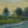 Plaza Saint-Pierre al atardecer - Vincent van Gogh