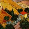 Paisaje con casa y labrador - Vincent van Gogh