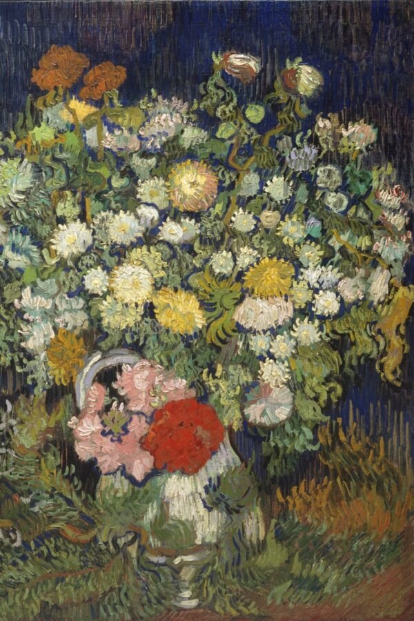 Ramo de flores en un jarrón - Vincent van Gogh