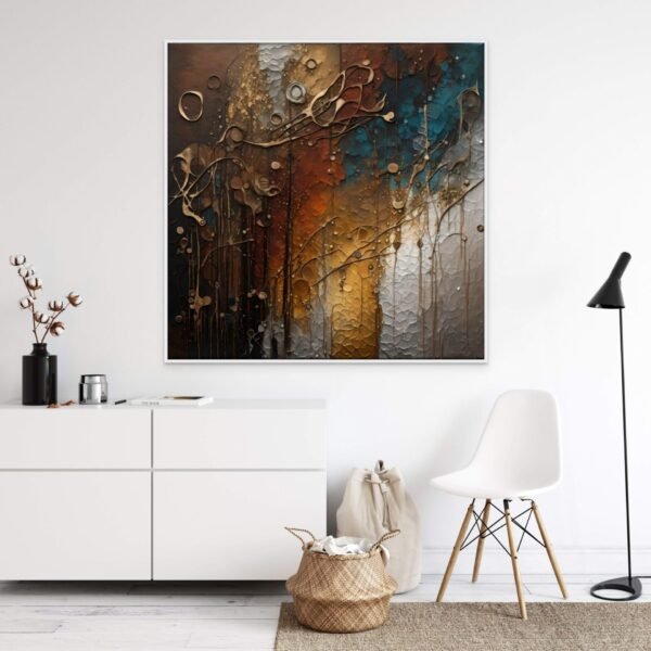 Cuadro decorativo en Guatemala ATAI-0067 Fusión de Formas - ATAI