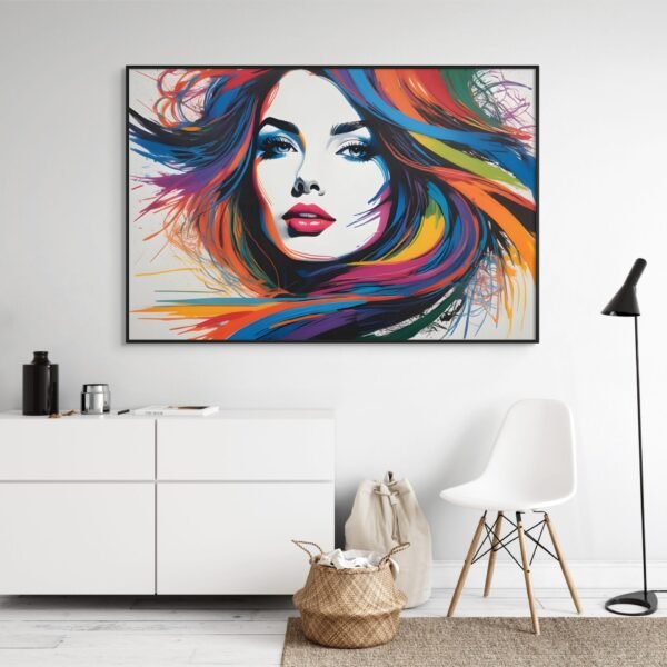 an14_anonimo_mujer y garabatos caticos Mujer y Garabatos caóticos - Anonimo