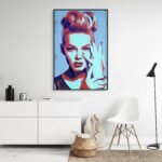 Mujer en azul - Anonimo