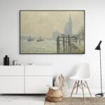 El Támesis debajo de Westminster - Claude Monet