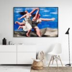 Dos mujeres corriendo en la playa - Pablo Picasso