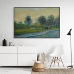 Plaza Saint-Pierre al atardecer - Vincent van Gogh