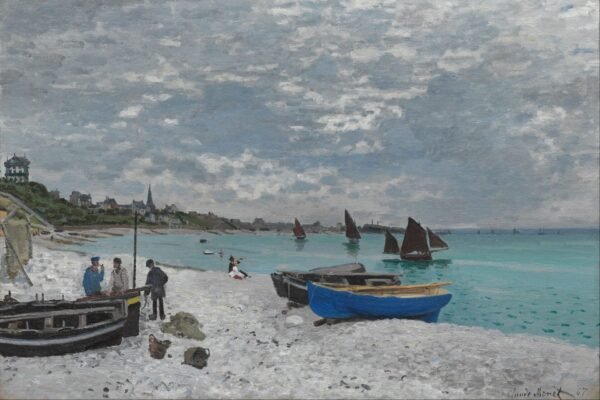 La playa de sainte-adresse - Vincent van Gogh