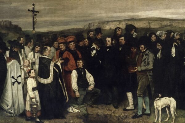 GC25002_Gustave Courbet_El entierro en Ornans El entierro en Ornans - Gustave Courbet