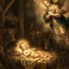 Ángel sobre el Pesebre, arte sin mockup