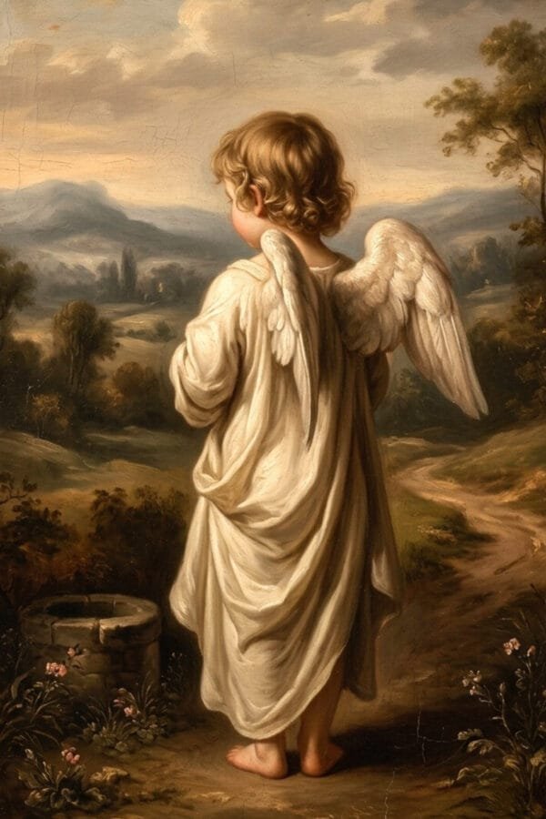 Ángel Niño ante el Valle, arte sin mockup