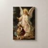 Ángel Protector de los Niños, cuadro vertical en canvas