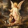 Ángel Guardián en el Puente, arte sin mockup