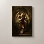 Ángel con Lirios ante el Arco