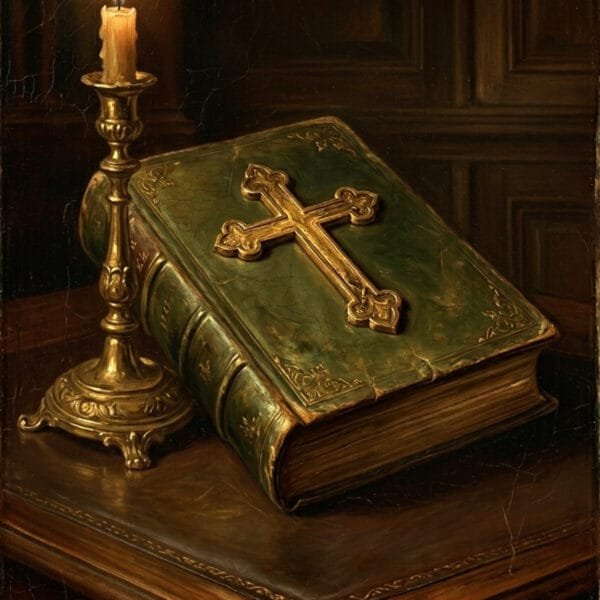 Biblia a la Luz de una Vela, arte sin mockup
