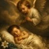 Un Ángel Cuida su Sueño, arte sin mockup