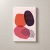 Ritmo Coral, cuadro vertical en canvas