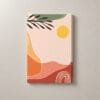 Horizonte de Arcilla, cuadro vertical en canvas