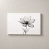 Flor de Porcelana, cuadro horizontal en canvas