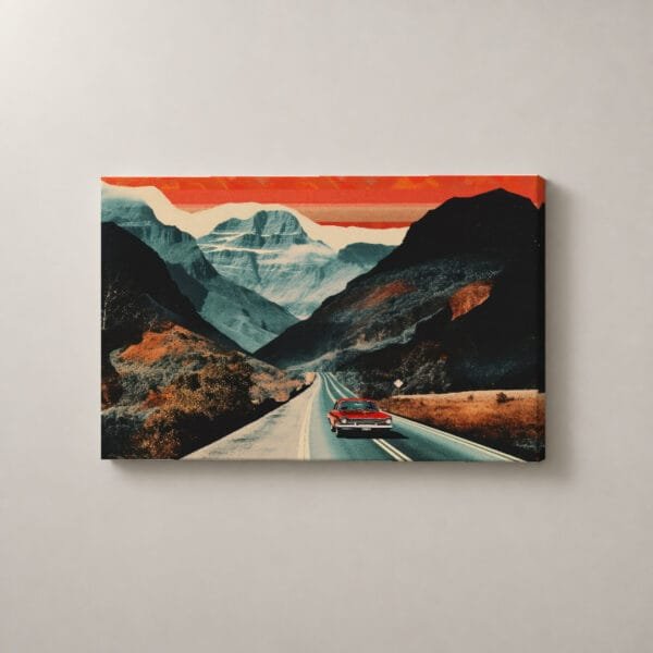 Ruta del Ocaso, cuadro horizontal en canvas