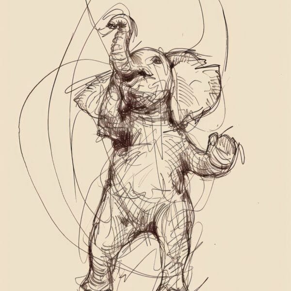 Pasos de Elefante, arte sin mockup