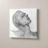 Relieve del Alma, cuadro cuadrado en canvas