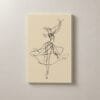 Danza del Viento, cuadro vertical en canvas
