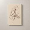 Giro de Seda, cuadro vertical en canvas