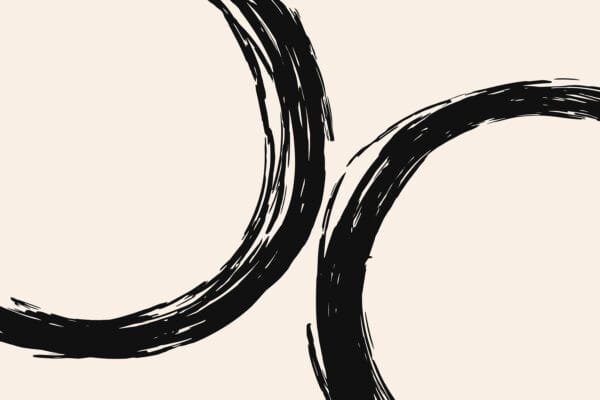 Círculos de Pincel, arte sin mockup