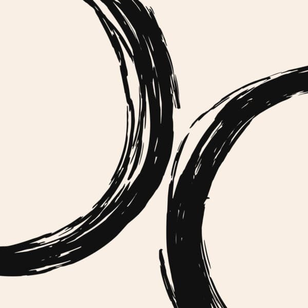 Círculos de Pincel, arte sin mockup