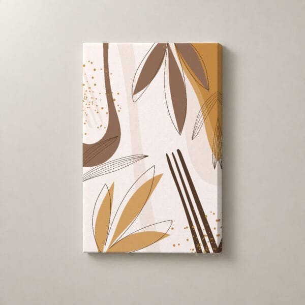 Ramas de Mostaza, cuadro vertical en canvas