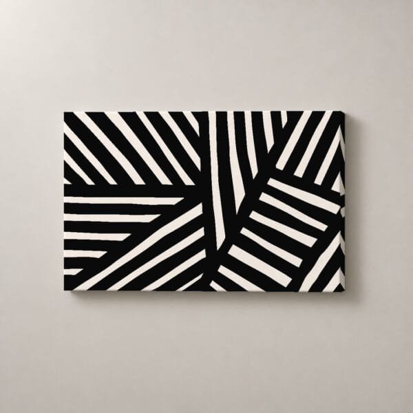 Cruce de Ritmos — mockup Cruce de Ritmos, cuadro horizontal en canvas