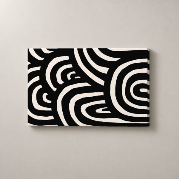 Laberinto Orgánico, cuadro horizontal en canvas