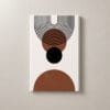 Gravedad de Arcilla, cuadro vertical en canvas