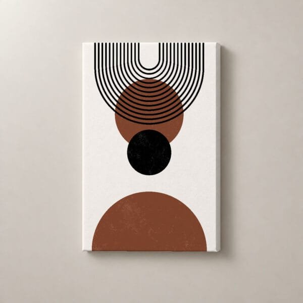 Gravedad de Arcilla, cuadro vertical en canvas