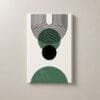Gravedad Verde, cuadro vertical en canvas