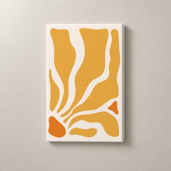 Brisa Dorada, cuadro vertical en canvas