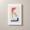 Rostro en Calma, cuadro vertical en canvas