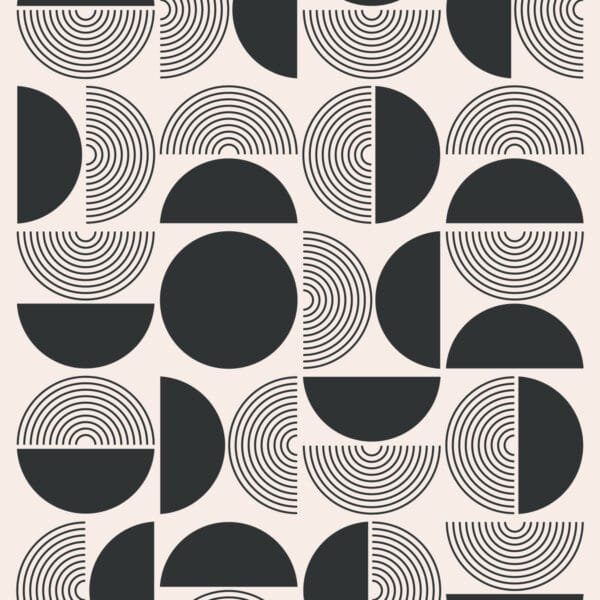 Mosaico de Semicírculos, arte sin mockup