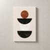 Equilibrio Mineral, cuadro vertical en canvas