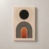 Portal del Eclipse, cuadro vertical en canvas