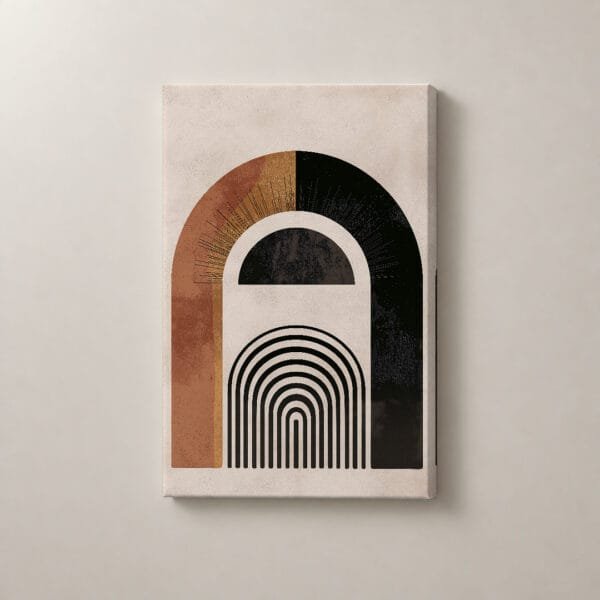 Capas de Tierra, cuadro vertical en canvas